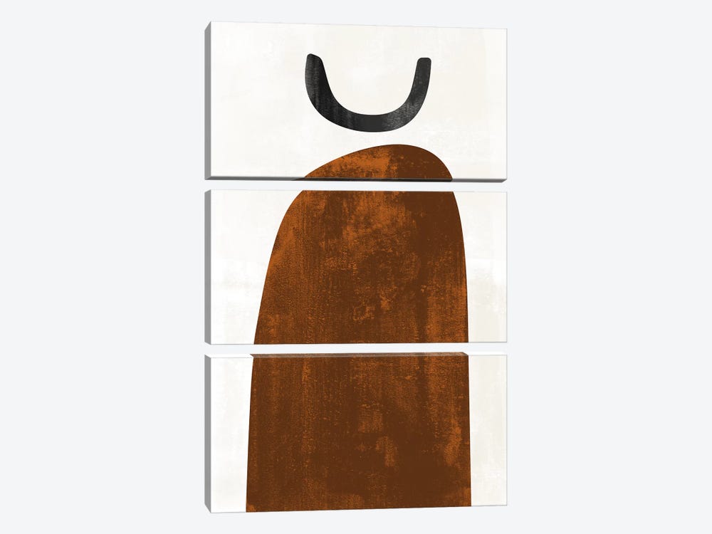 Abstraction In Rust by Nouveau Prints 3-piece Art Print