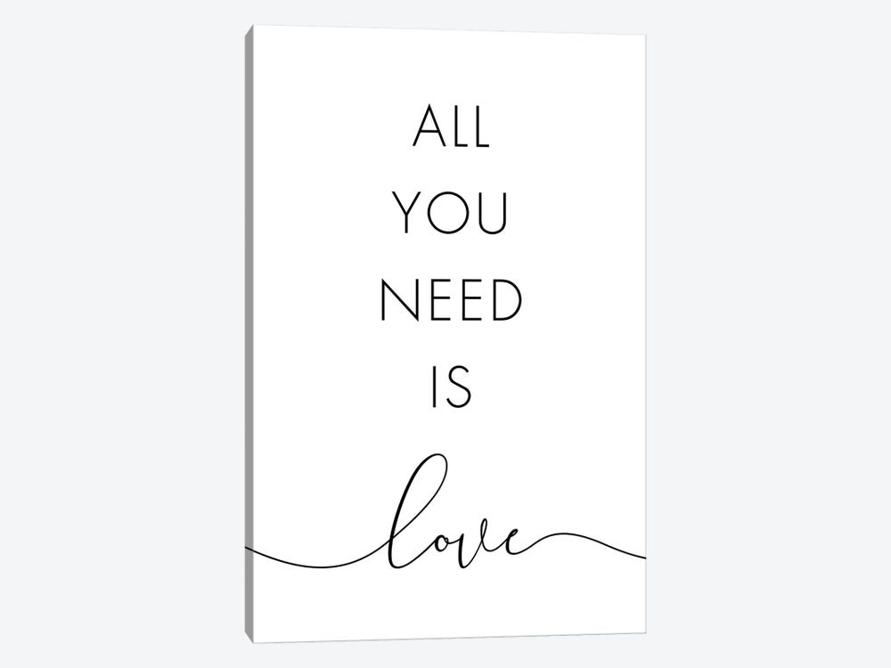 All You Need Is Love by Nouveau Prints 1-piece Canvas Wall Art