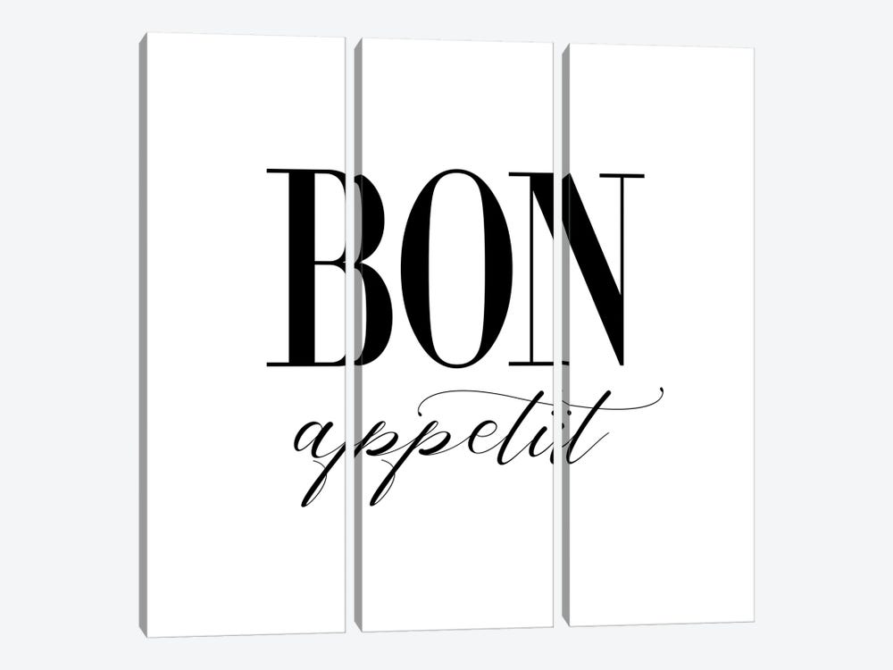 Bon Appetit by Nouveau Prints 3-piece Canvas Print