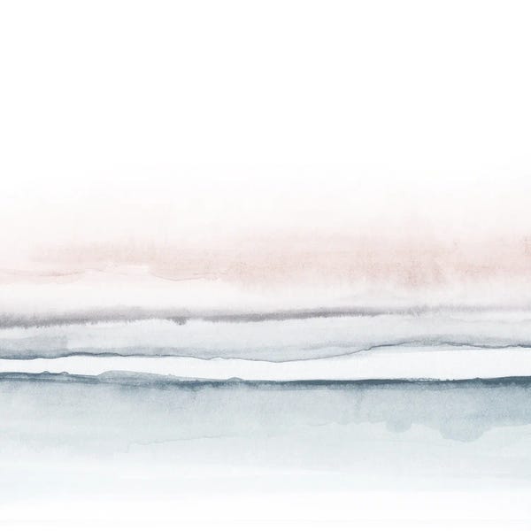 Abstract Watercolors: Watercolor Landscape VIII - Square I by Nouveau Prints