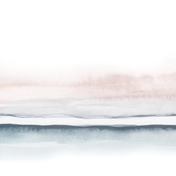 Abstract Watercolors: Watercolor Landscape VIII - Square II by Nouveau Prints