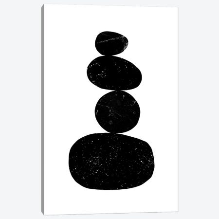 Black Pebbles I Canvas Print #NUV20} by Nouveau Prints Art Print