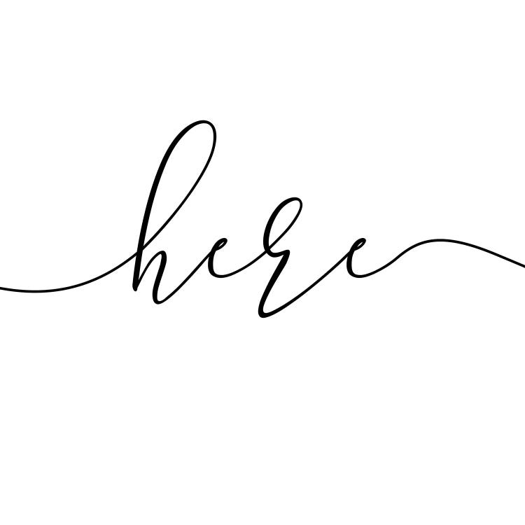 Love Lives Here III - Square by Nouveau Prints wall art