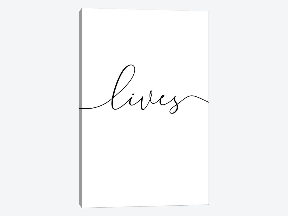Love Lives Here II by Nouveau Prints 1-piece Canvas Wall Art