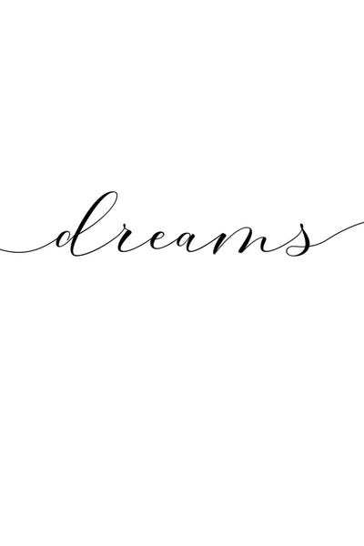 Typography: Sweet Dreams II by Nouveau Prints