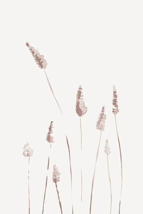 Watercolor Reeds I