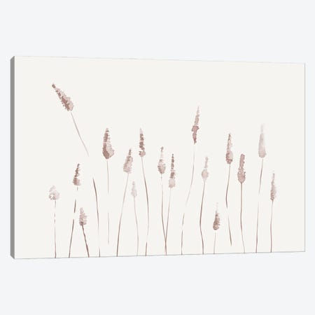 Watercolor Reeds - Landscape Canvas Print #NUV232} by Nouveau Prints Art Print