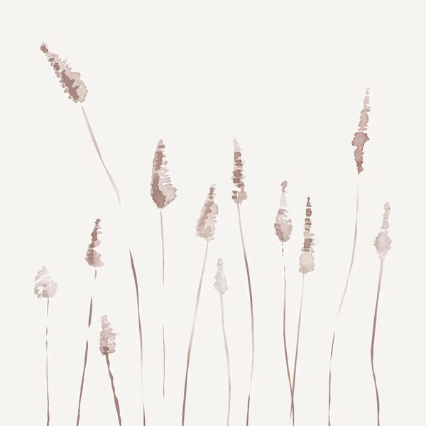 Watercolor Reeds - Square