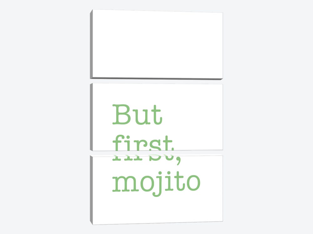 But First, Mojito by Nouveau Prints 3-piece Canvas Art Print