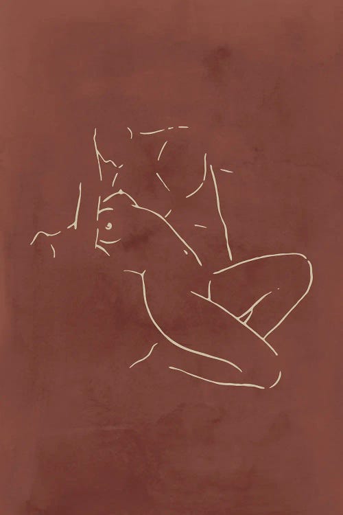 Lovers body sketch - Chocolate