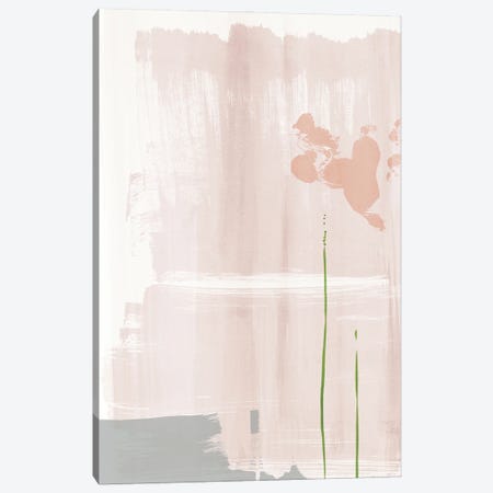Soft pink abstract painting Canvas Print #NUV256} by Nouveau Prints Canvas Artwork
