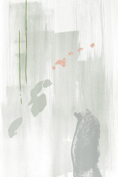 Light gray abstract painting