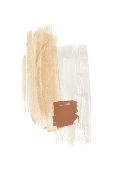 Brush Strokes Vi Warm Colors by Nouveau Prints art print