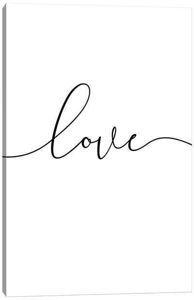 Love Wins I Canvas Art Print - Love Typography