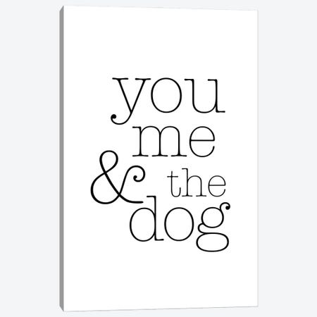 You Me And The Dog Canvas Print #NUV290} by Nouveau Prints Canvas Print