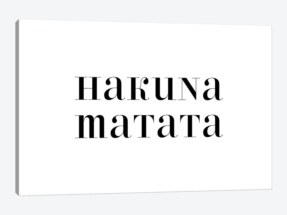 Hakuna Matata by Nouveau Prints 1-piece Canvas Print