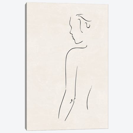 Nude Study I Canvas Print #NUV292} by Nouveau Prints Art Print