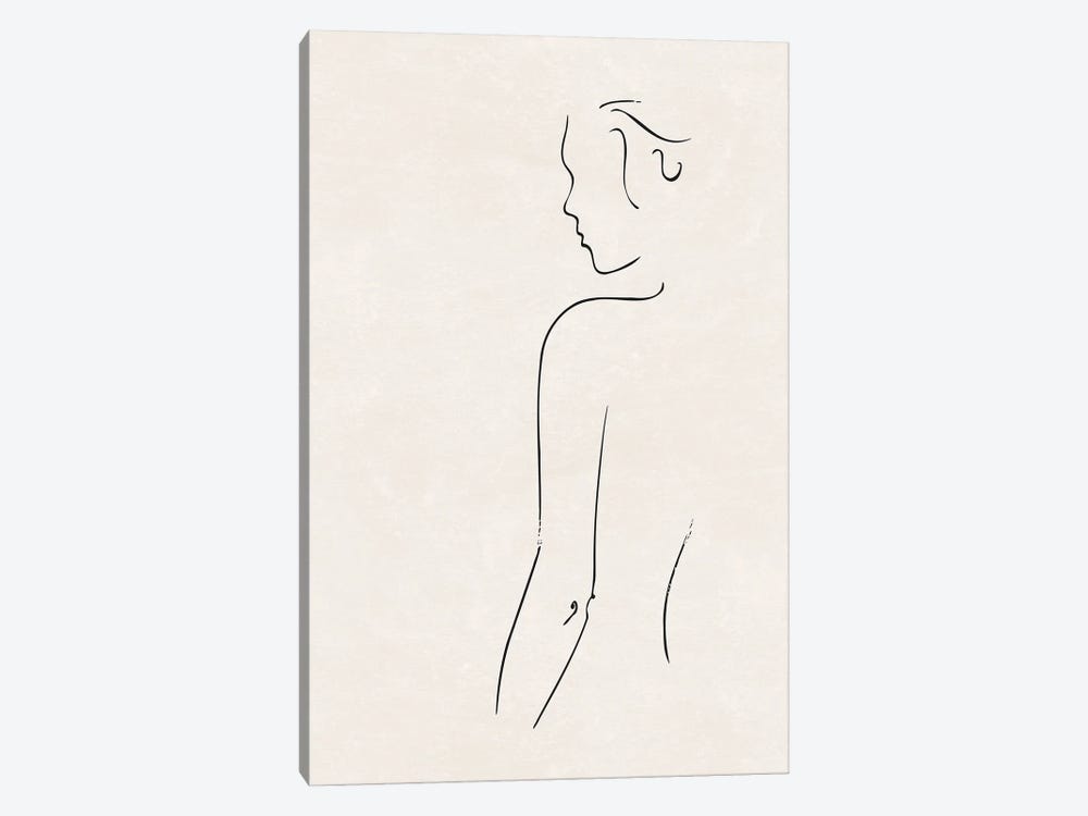 Nude Study I by Nouveau Prints 1-piece Canvas Art