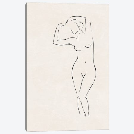 Nude Study IV Canvas Print #NUV295} by Nouveau Prints Canvas Art
