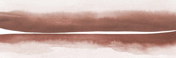 Abstract Watercolors: Watercolor Landscape XVIII Panoramic by Nouveau Prints