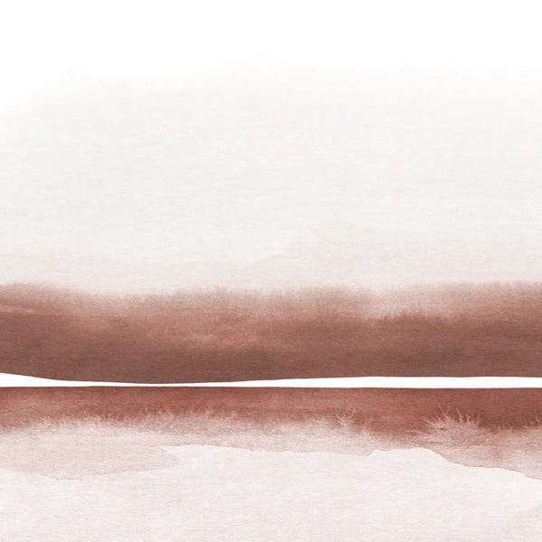 Abstract Watercolors: Watercolor Landscape XVIII Square by Nouveau Prints