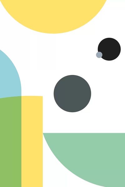 Scandinavian Décor: Geometric Composition II by Nouveau Prints