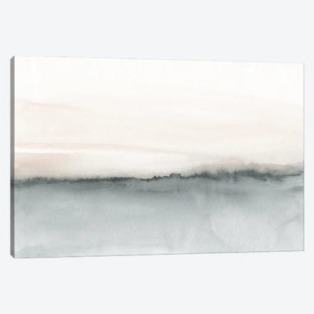 Watercolor Landscape XIV - Soft Coral And Gray Canvas Print #NUV329} by Nouveau Prints Canvas Print