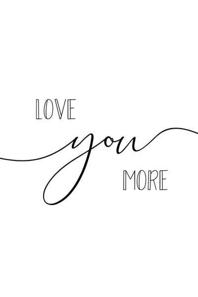 Love You More Diptych II-II by Nouveau Prints art print