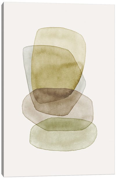 Watercolor Abstractions I Canvas Art Print - Minimaluxe