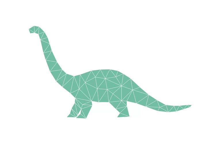 Geometric Dino Diplodocus