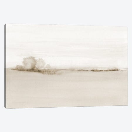Minimalist Sepia Horizon View Canvas Print #NUV358} by Nouveau Prints Canvas Artwork