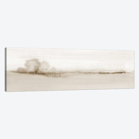 Minimalist Sepia Horizon View - Panoramic Canvas Print #NUV362} by Nouveau Prints Canvas Print