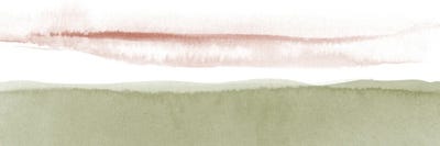 Greeny Fields - Panoramic by Nouveau Prints acrylic art print