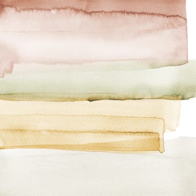 Watercolor Brush Strokes I by Nouveau Prints canvas print