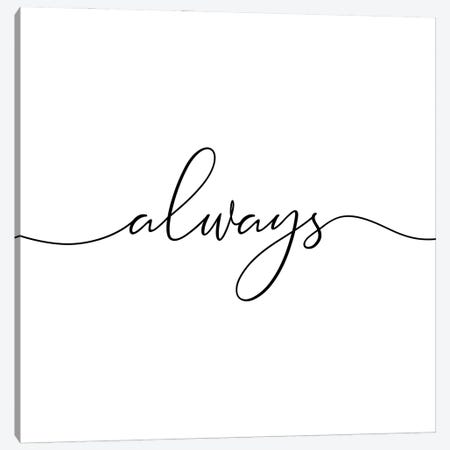 Always Kiss Me Goodnight - Square Triptych I Canvas Print #NUV380} by Nouveau Prints Canvas Print