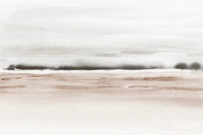 Abstract Watercolor Landscape In Earthy Tones by Nouveau Prints art print