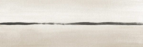 Panoramic Horizontal: Minimalist Horizon In Beige Tones - Panoramic by Nouveau Prints