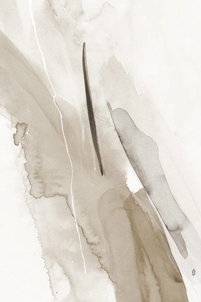 Abstract Watercolors: Brush Strokes Neutral Tones I by Nouveau Prints