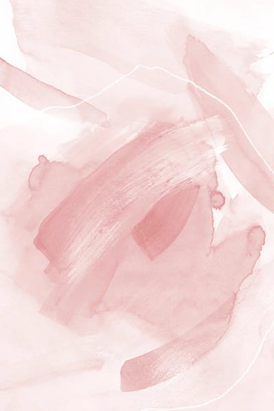 Nouveau Prints: Brush Strokes Pink Tones II by Nouveau Prints