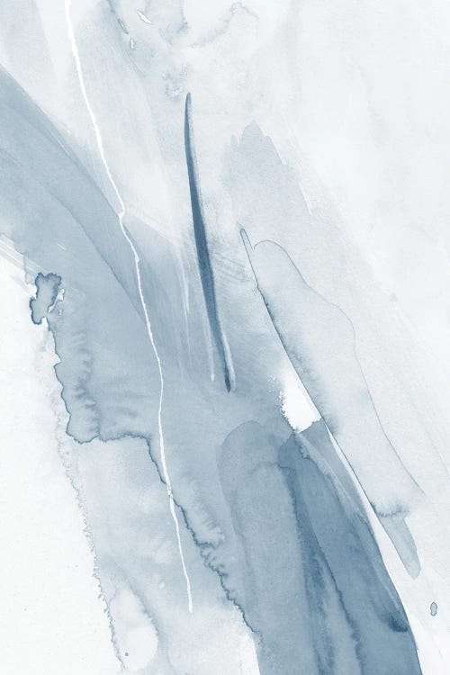 Brush Strokes Blue Tones I by Nouveau Prints wall art