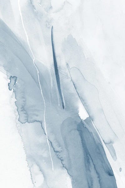 Brush Strokes Blue Tones I