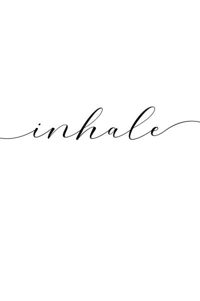 Zen Bedroom: Inhale by Nouveau Prints