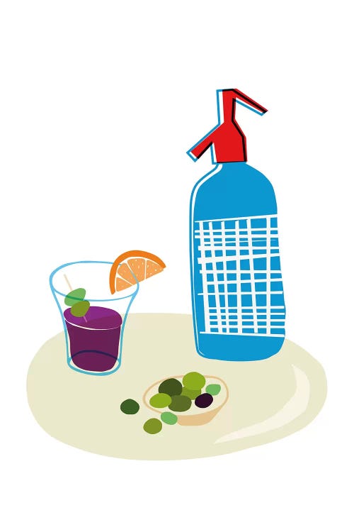 Italian Aperitif - Vermouth by Nouveau Prints wall art
