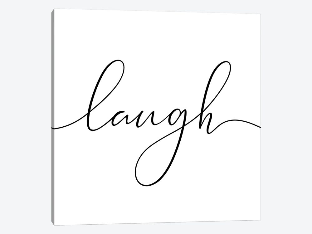 Laugh - Square by Nouveau Prints 1-piece Art Print