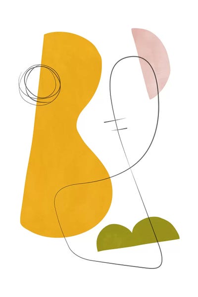 Scandinavian Décor: Abstract Composition With Lines IV by Nouveau Prints