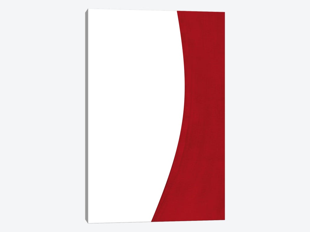 Minimal Red I by Nouveau Prints 1-piece Canvas Print