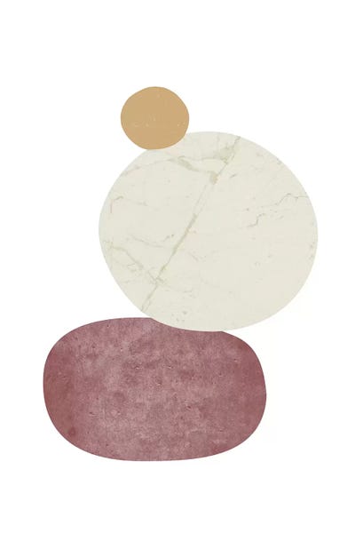 Scandinavian Office: Pebbles II by Nouveau Prints