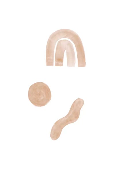 The Cut Outs Collection: Watercolor Abstract Composition I by Nouveau Prints