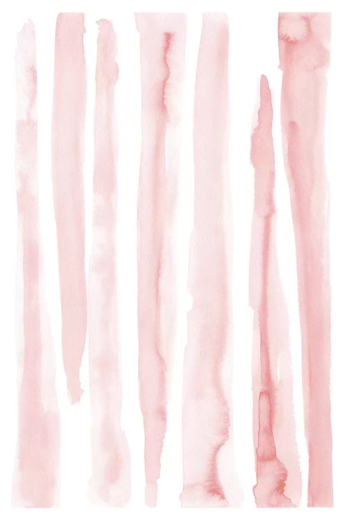 Watercolor Lines Soft Pink