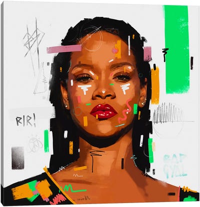Badgal Riri Canvas Art Print - Rihanna